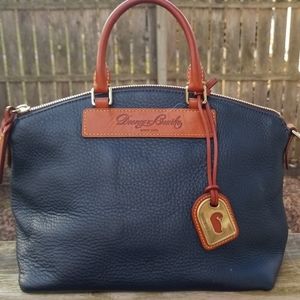 Dooney and bourke juliette satchel in navy